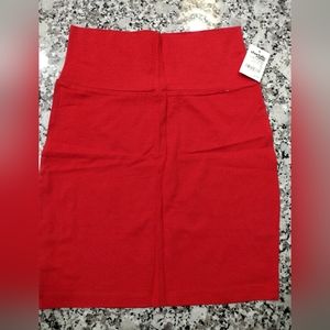 Charlotte Russe small red skirt with tags